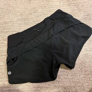 Black Lululemon shorts